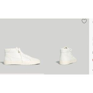 Madewell White High-Top Sneakers